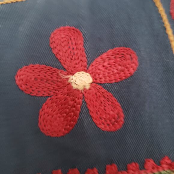 Vtg 90s New Directions Womens Vest Sz S Boho Festival Folk Western Embroidery - Picture 11 of 15